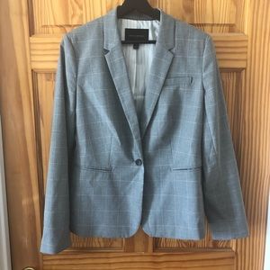Windowpane blazer